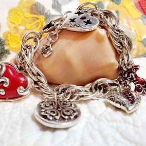 Brighton Go Red for Women Charm Bracelet Red Dress